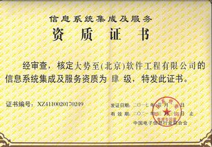 熱烈祝賀大勢(shì)至公司獲信息系統(tǒng)集成及服務(wù)資質(zhì)證書，開啟網(wǎng)絡(luò)技術(shù)服務(wù)新篇章